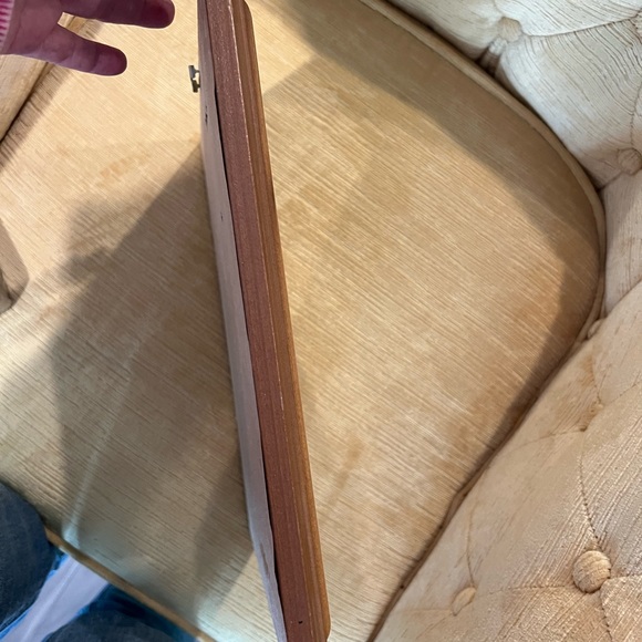 Framed Calligraphy “The Lord’s Prayer” art with oak(?) frame. Glass. - Picture 14 of 15